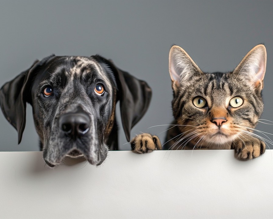 chien et chat bébé